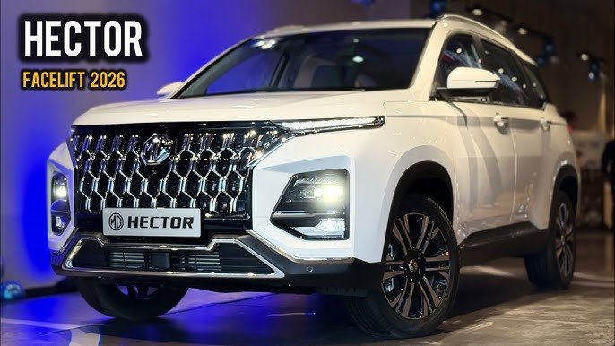 2026 MG Hector Facelift Launched – New Design, Tech, and Competitive Pricing