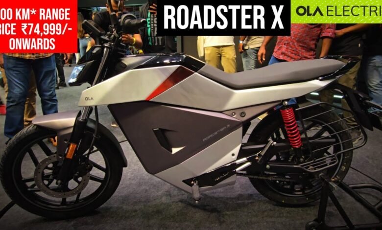 Ola Roadster X Plus will run up to 252Km on full charge, stylish look and eco-friendly